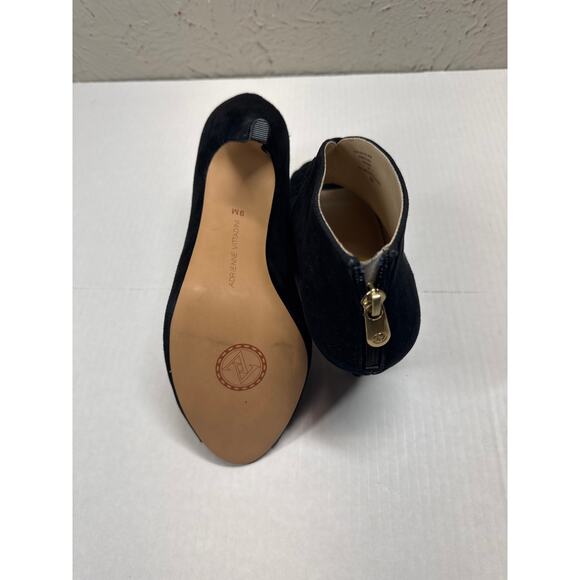 Adrienne Vittadini Peep Toe Bootie Suede Pencil Heel Womens Size 9‎ NWOT - Picture 5 of 5